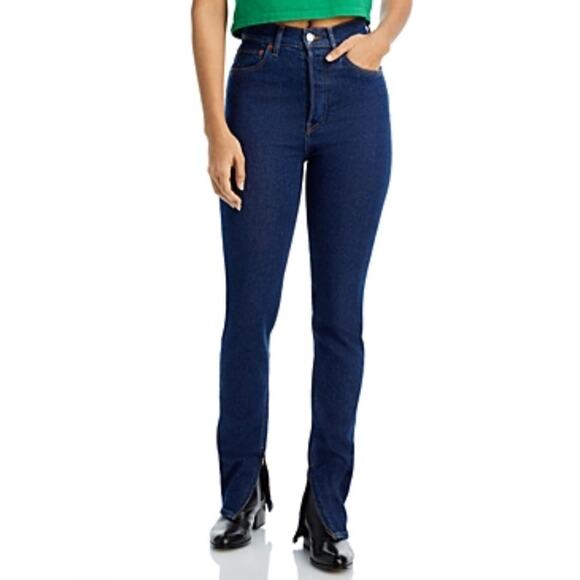 RE/DONE Super High Drainpipe Jeans Size 26 - Picture 1 of 8